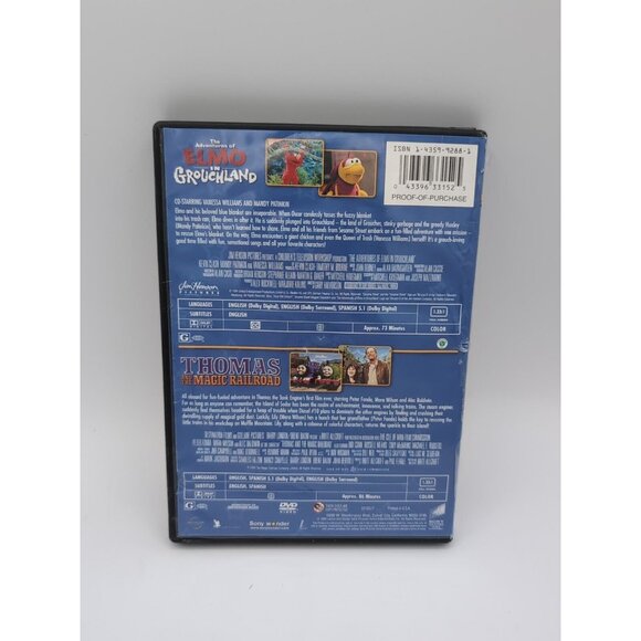 The Adventures of Elmo in Grouchland / Thomas and the Magic Railroad (DVD) - Picture 2 of 2